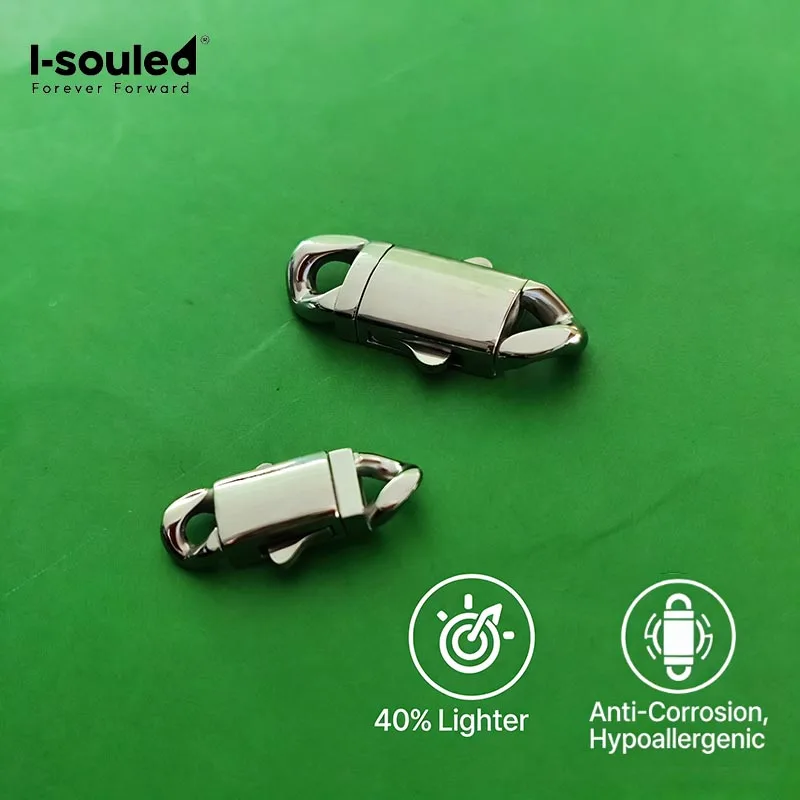 

Titanium Cuban Link Chain Connector 7.2mm 10mm Hip Hop Jewelry DIY Findings