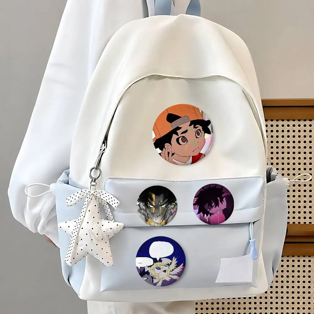 Devia-lms-an Cc-ryba-aby Cute Cool Round Pin Badge Set For Anime Game Music Cartoon Fans Backpack