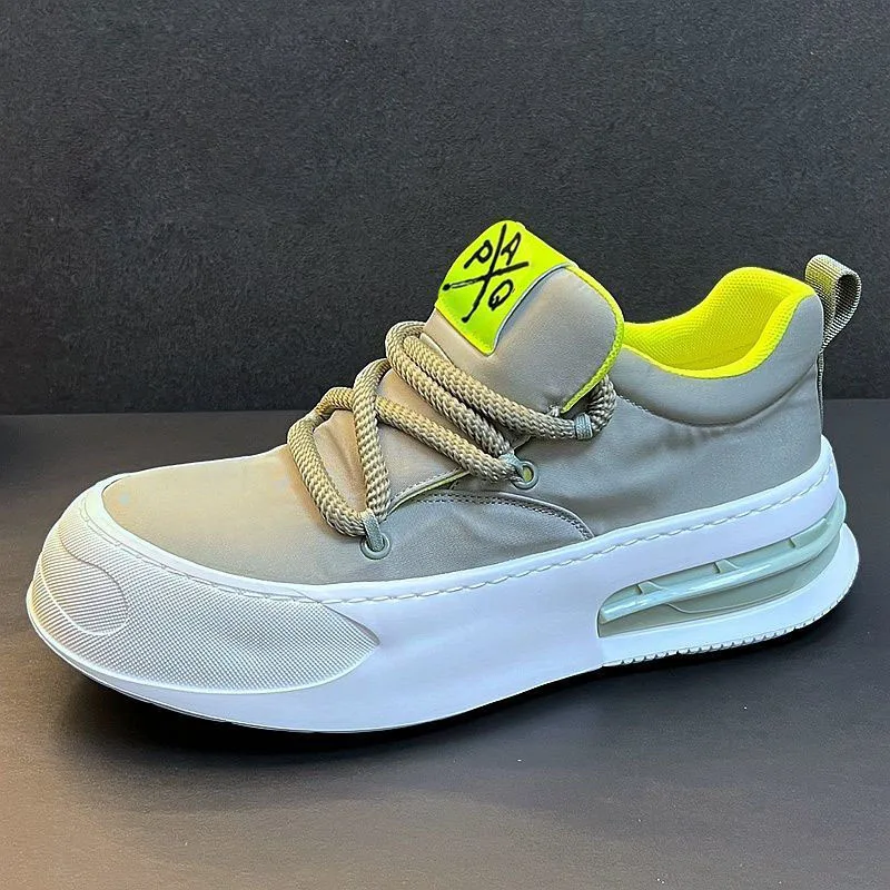 

2025 New Men's Shoes Open Toe Canvas Tennis Fashion Sports Casual Shoes Breathable Versatile Trend Anti-skateboard Shoes Men