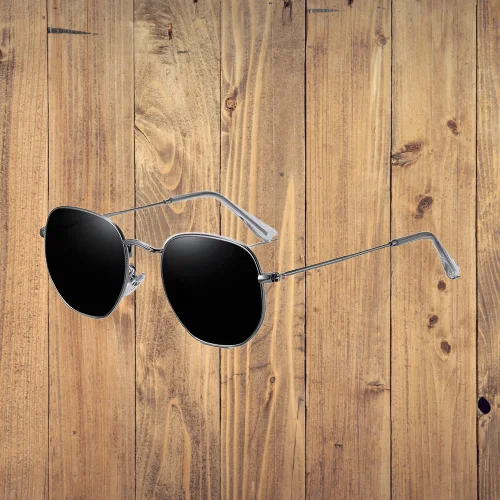 

High-end Squared Sun Glasses Men WomenPolarized Mirror Sunglasses Custom Made Myopia Minus Prescription Lens -1 to -6