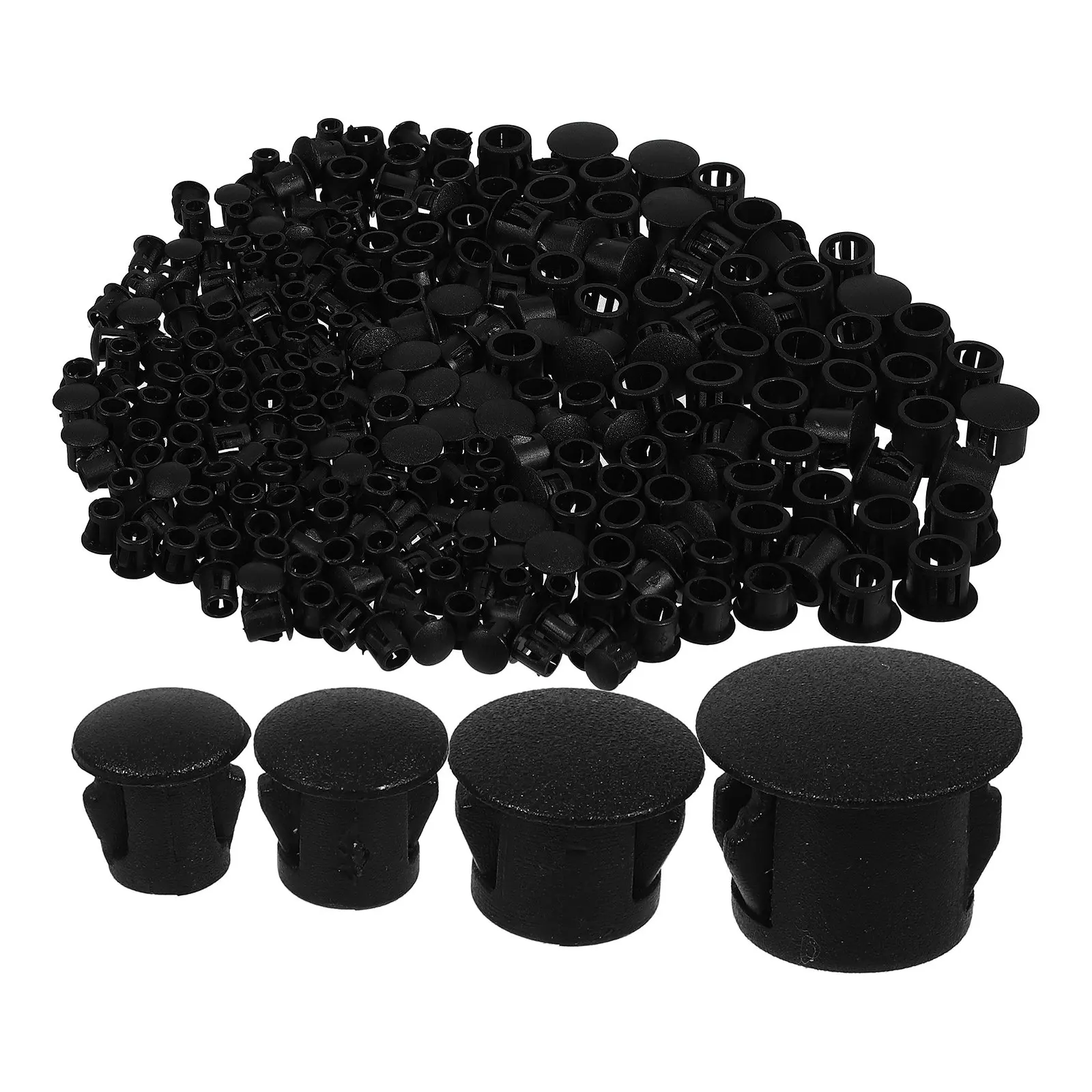 200Pcs Plastic End Caps Hole Plugs for Furniture Screw Covers Decorative Repair Tubing Plug Open Hole Plugs Chair Caps view 4