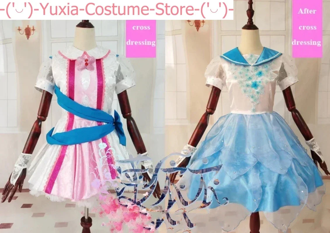 Anime Lovelive! Kousaka Honoka/Sonoda Umi Game Transformable Dress Uniform Cosplay Costume Party Outfit Custom-made