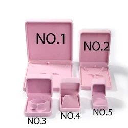 THE BLING KING Pink Velvet Box For Jewelry Set Gift Box