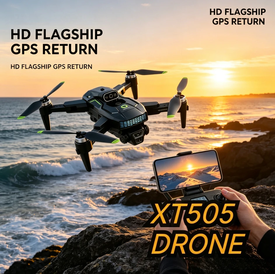 Xt505 Rc Drone - Original XT505 RC Drone GPS 5G