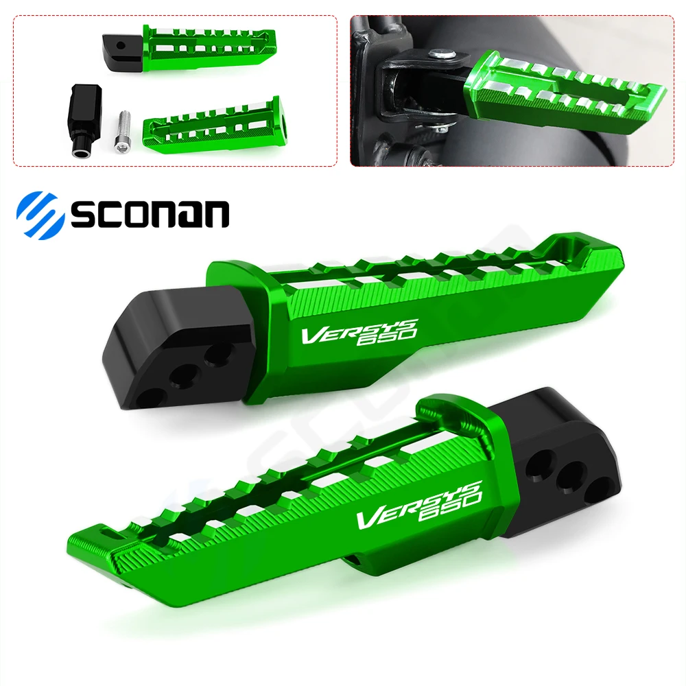 

Motorcycle Footrest Foot Peg Pedal Accessories For KAWASAKI VERSYS 650 versys650 2010-2023 VERSYS 1000 versys1000 2012-2020