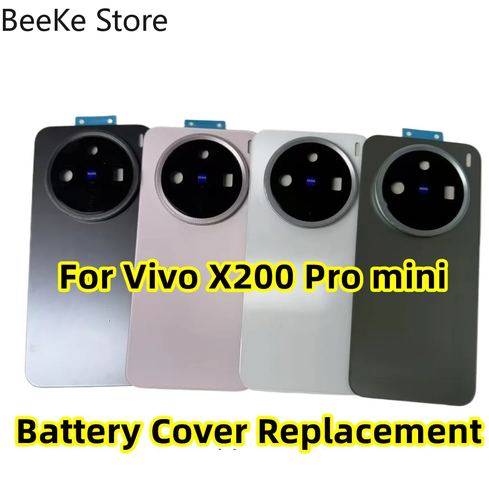 

Задняя крышка Origina для Vivo X200 Pro mini, задний аккумулятор, стеклянный чехол для телефона, корпус + объектив камеры V2419A V2405DA, замена
