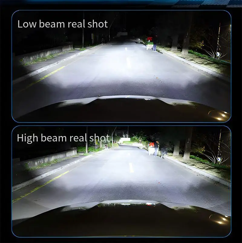 

3000K 6000K Розовый Синий Светодиодные Лампы Для Фар HB2 9003 H4 4 Цвета Hi Lo Beam 12 В 22 Вт 6000 Лм Модернизация