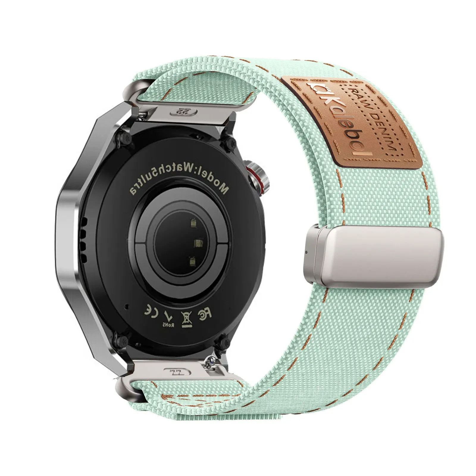 

Magnetic Bands for Honor 5 Ultra Band, Soft Lightweight Magnetic Canvas Strap