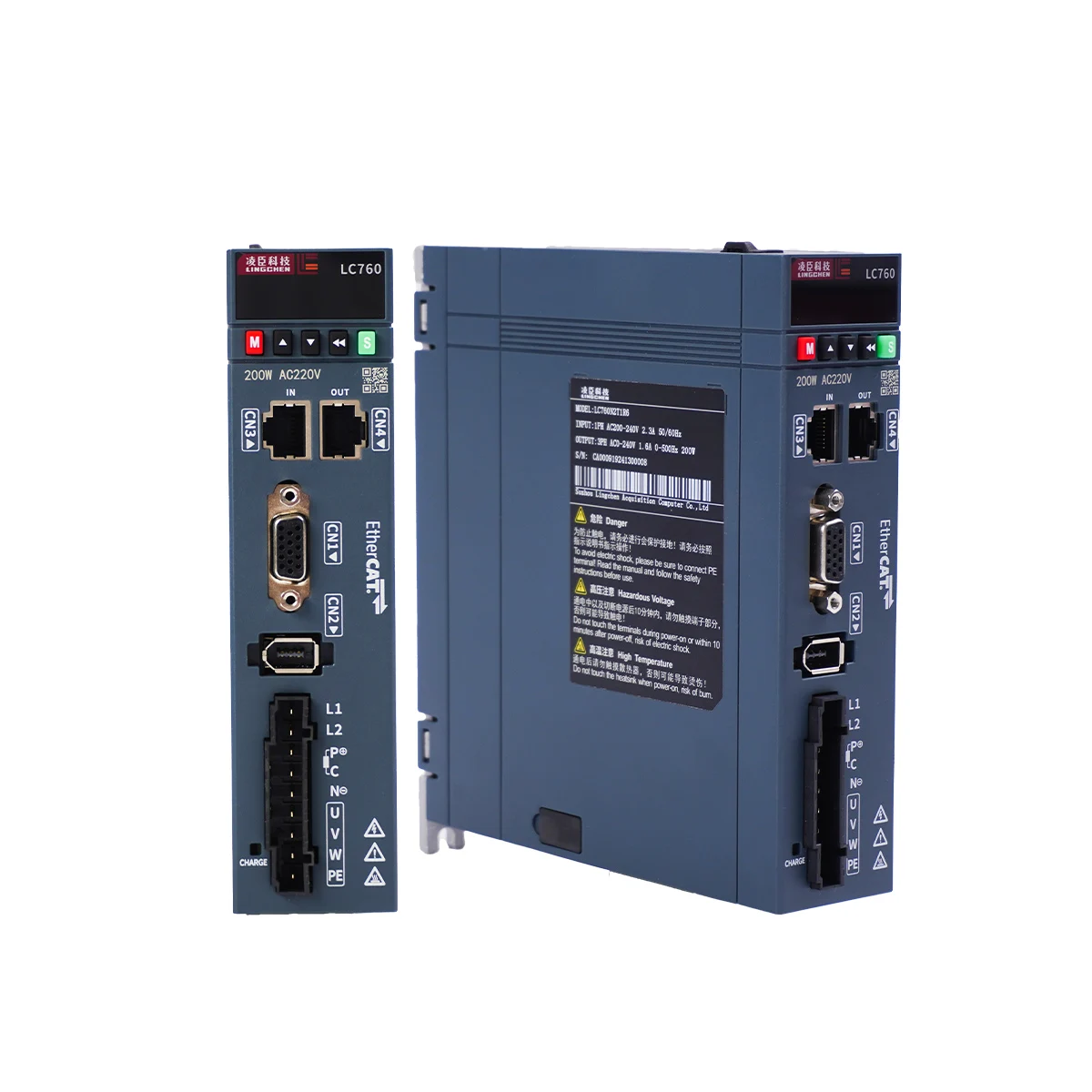 Economical Inovance Servo Motor 1500W-380V Ethercat Servo Drive With Brake