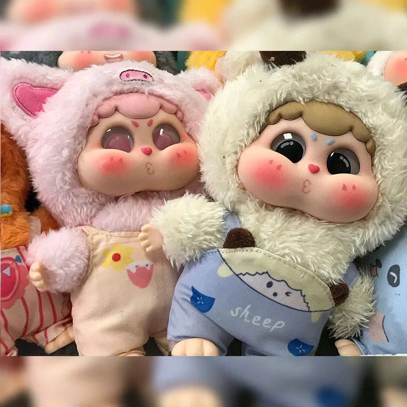 미스터리 박스 비닐 인형 Mengbao Dodo 시리즈 귀여운 유행 놀이 펜던트 블라인드 박스 장식 배낭 선물 인형