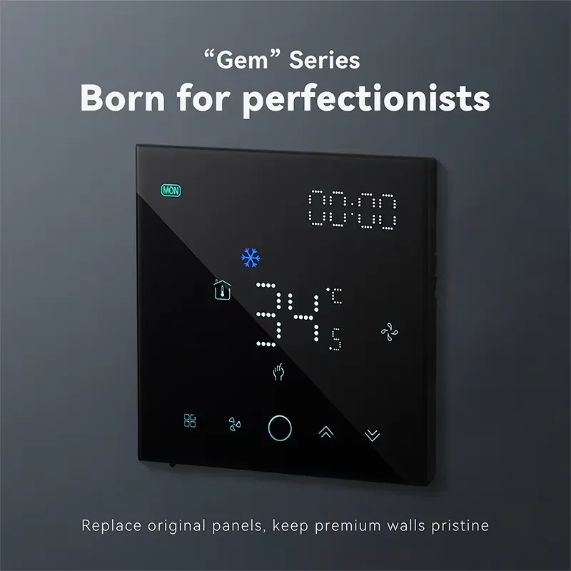for Beca BVRF-C001 Energy Saving Full LED Screen Tuya Modbus WiFi VRF VRV Thermostat Controller