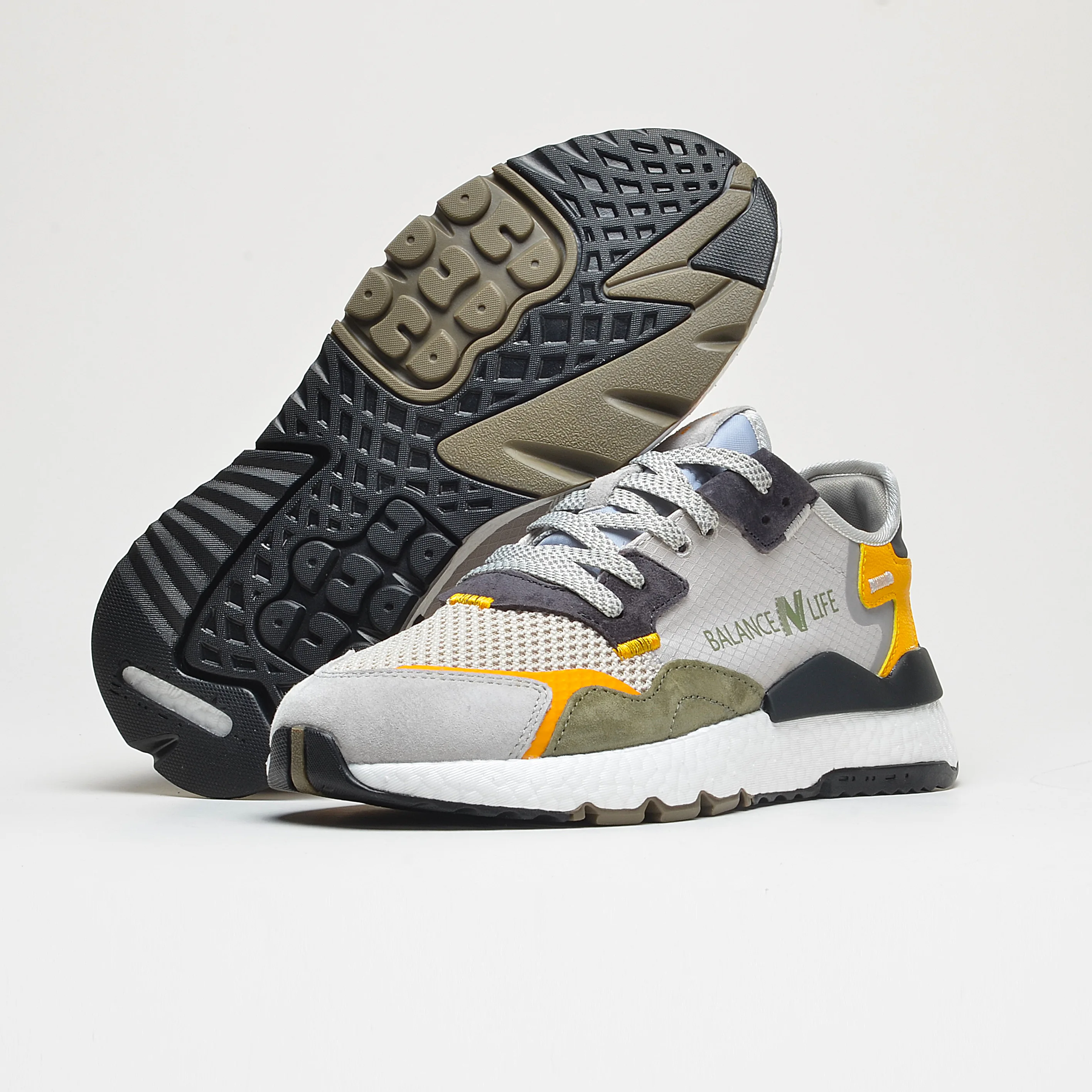 

Comfortable soft sole popcorn casual sports running shoes