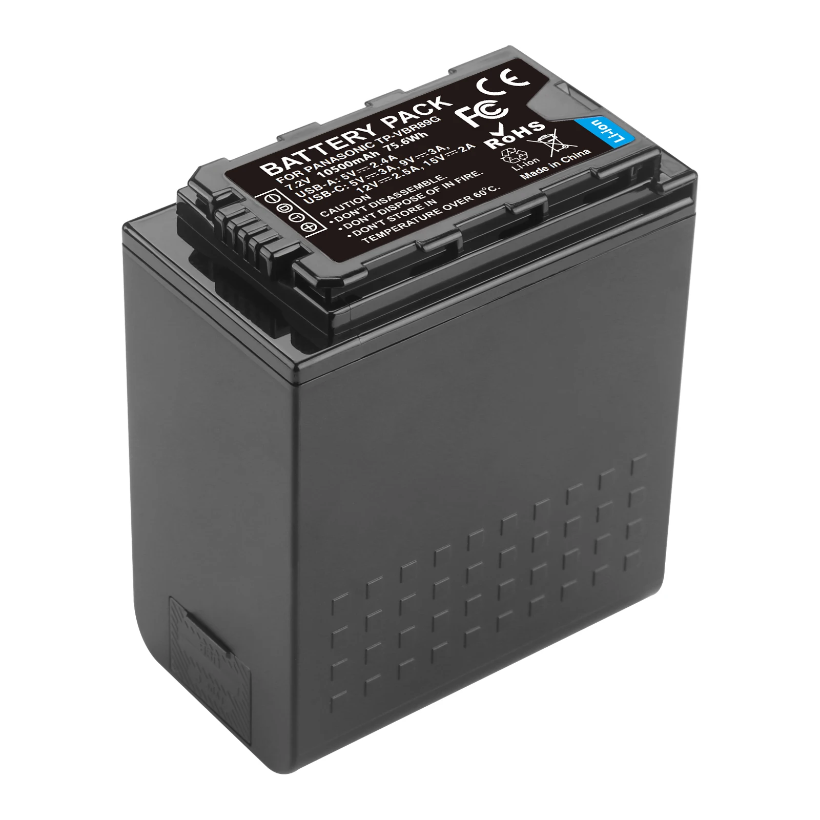 パナソニック互換 10500mAh カメラ用充電式バッテリー