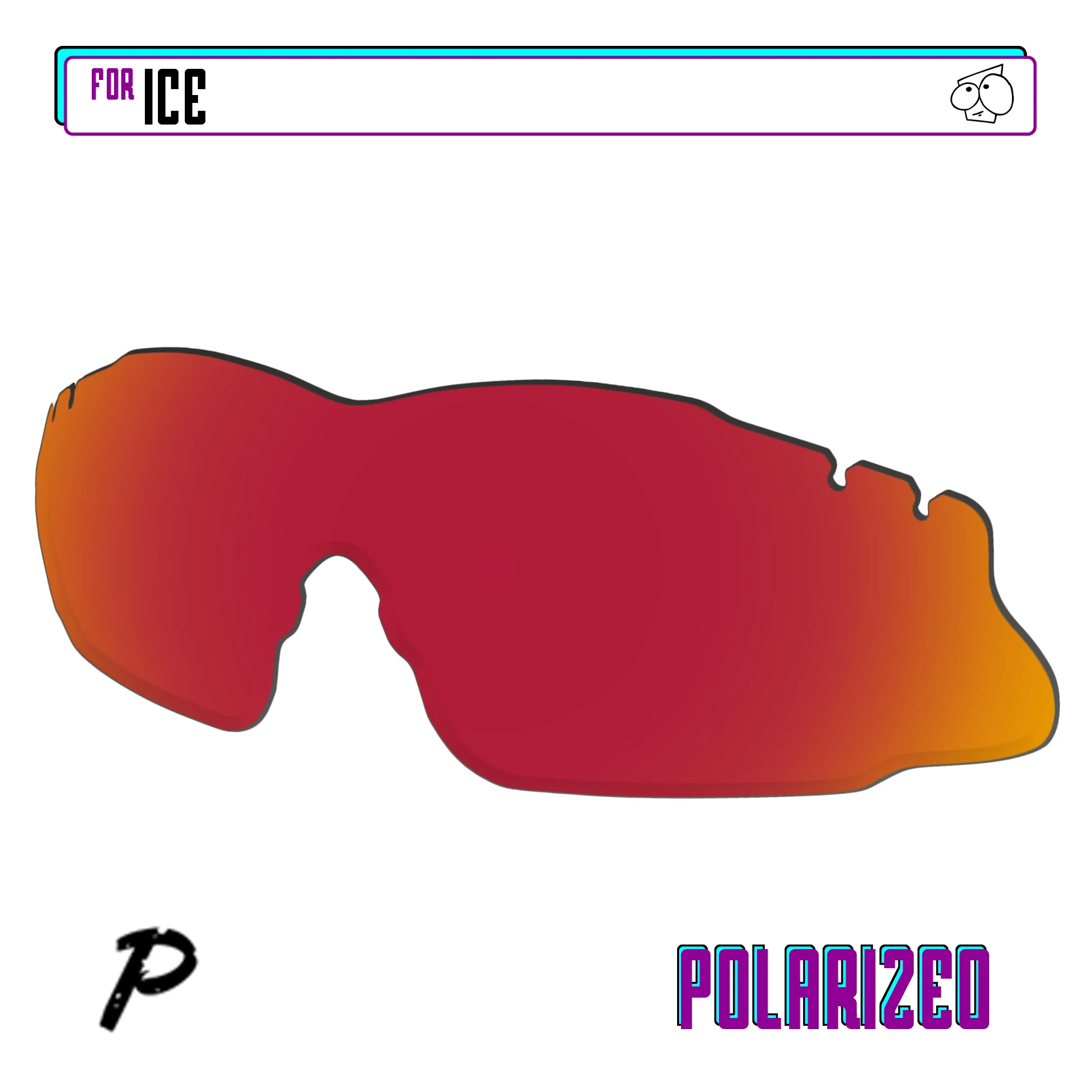 SunglassDoctor Polarized Replacement Lenses for ESS ICE Sunglasses - Multiple Options