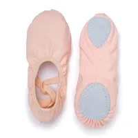 Girls Women Ballet Slippers Adult Ballet Shoes Split Sole Gymnastic Training Shoes Soft Canvas Children Ballerina Dance Shoes