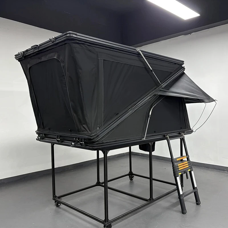 

4WD Aluminum Double Rain Fly Rooftop Camping Tent Large Room Car Roof Tent