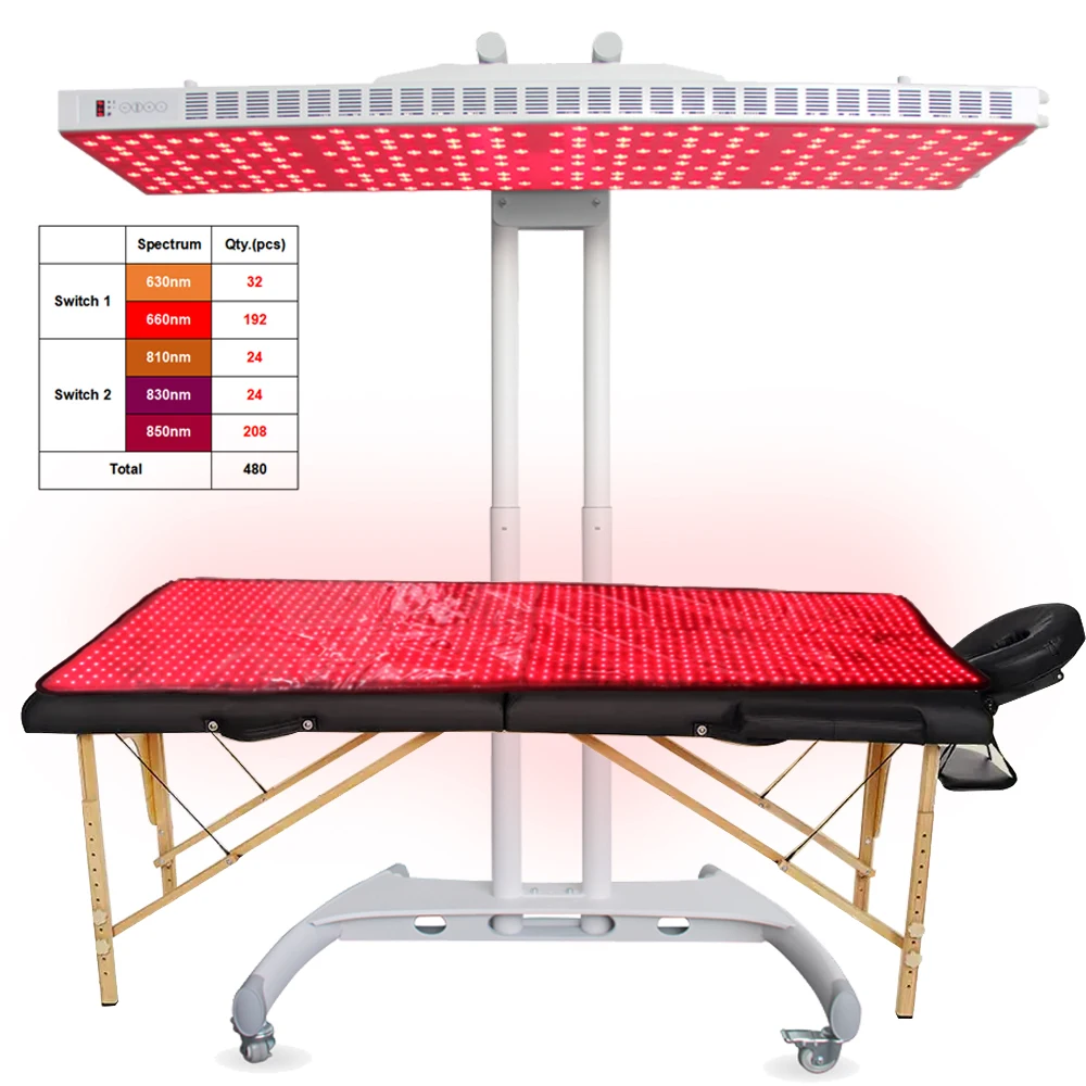 

TL800 newest 630 660nm 810 830 850nm Whole Body Infrared Light Therapy 1440W Red Light Therapy LED Therapy Light