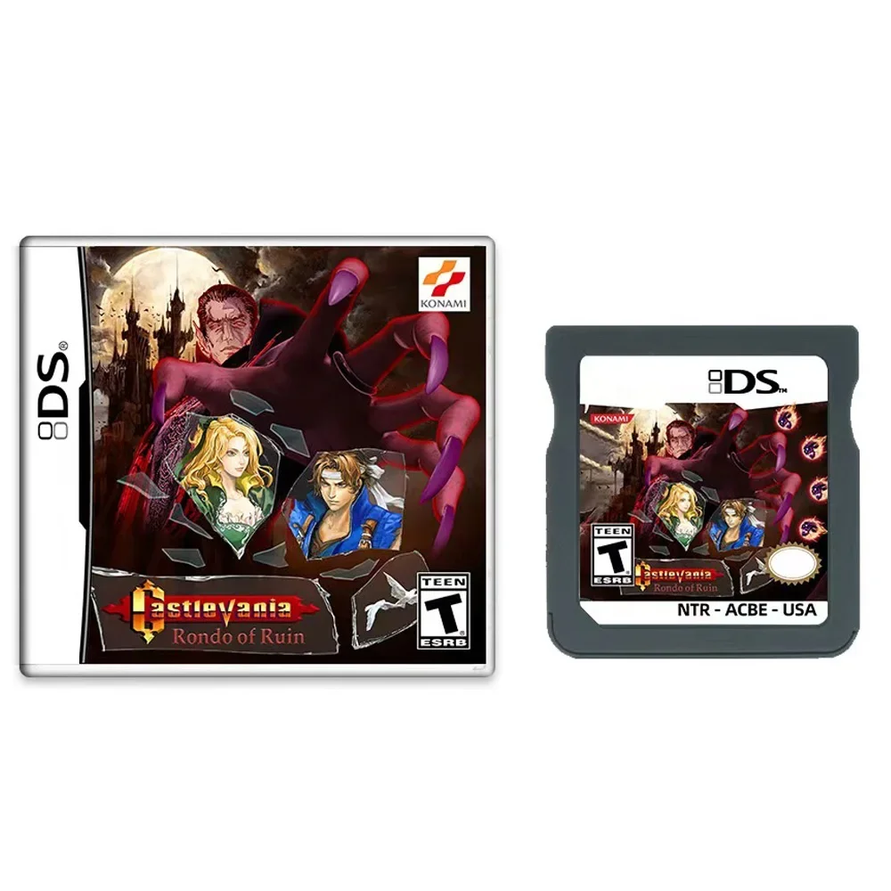 Castlevania: Order Of Ecclesia/Portrait Of Ruin/Dawn Of Sorrow NDS Game Card R4 Card Version DS Video Game For DS 3DS
