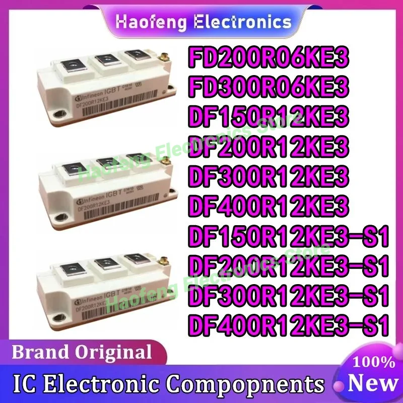 

FD200R06KE3 FD300R06KE3 DF150R12KE3 DF200R12KE3 DF300R12KE3 DF400R12KE3 DF150R12KE3-S1 DF200R12KE3-S1 DF300R12KE3-S1 IGBT Module