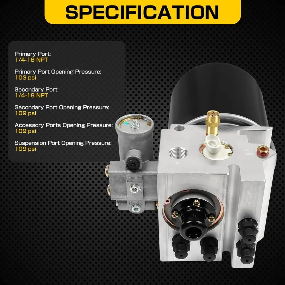مجفف هواء متوافق مع فولفو Freightliner Kenworth Peterbilt Columbia International Western Star Trucks Bus RV Tractors Repla #3