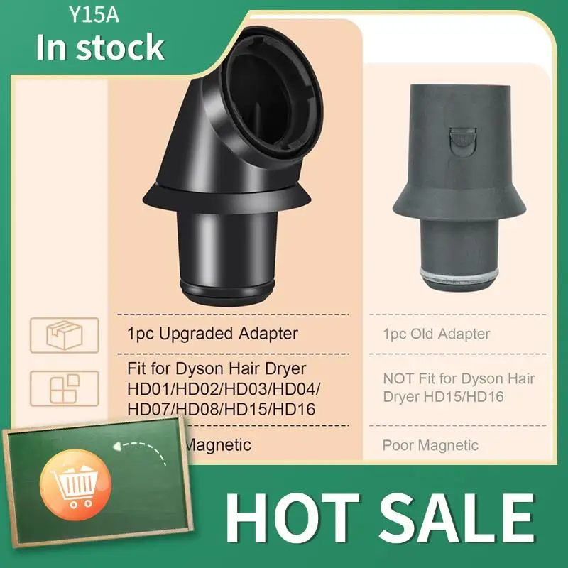 

Y15A Насадка для круглой щетки для Dyson Airwrap с адаптером для аксессуаров для фена Dyson, круглая щетка для увеличения объема