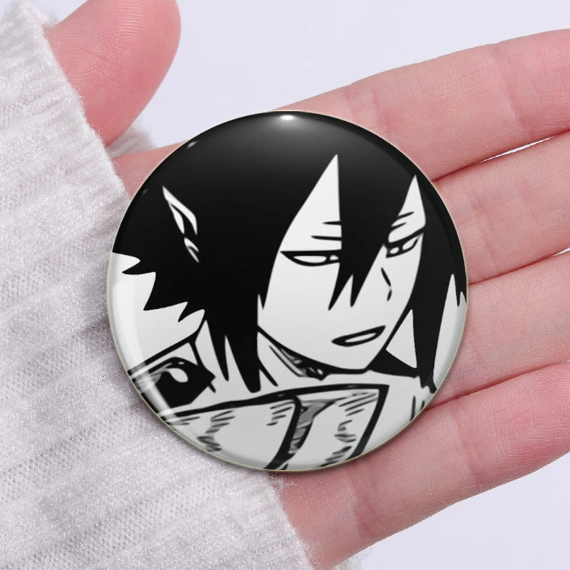 32/44/58MM Anime My Hero Academia Tamaki Amajiki Suneater Cute Round Soft Button Pin Customizable Badge Clothes Lapel Pins