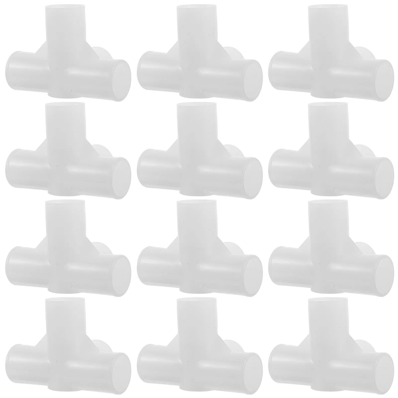 20Pcs Plastic Wardrobe Connectors Four Way Joint Closet Rod Connector Furniture Hardware Cabinet Fasteners Shoe Rack