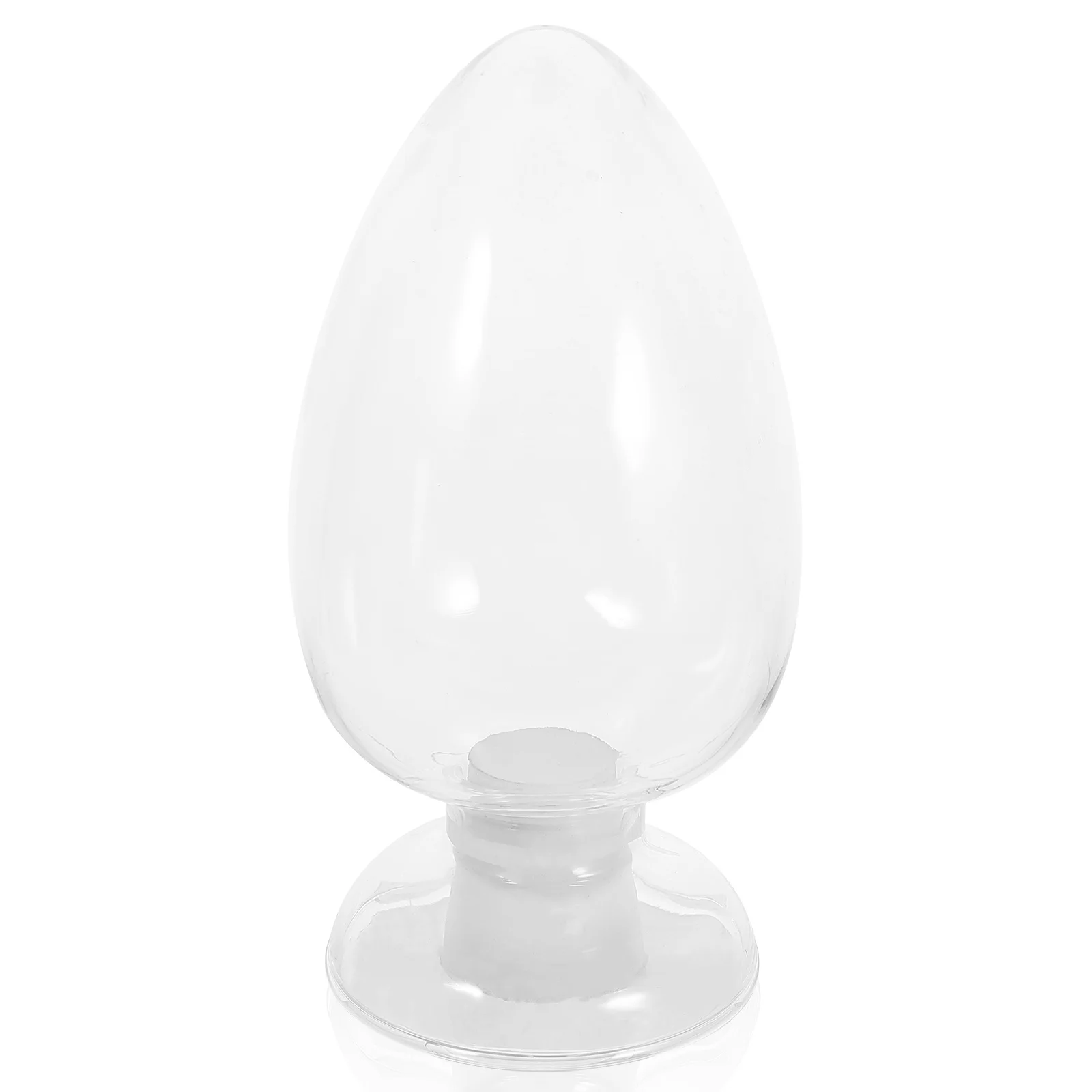 

Transparent Glass Conical Bottle Specimen Sample Storage Stopper Laboratory Display Container Glass Match Holder