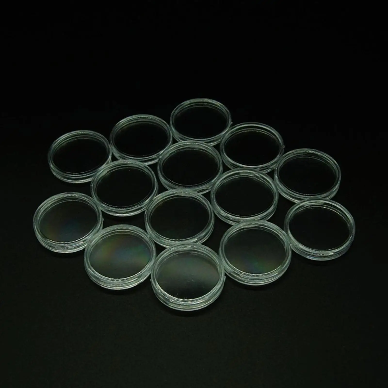 100x 20 mm Coin Holders Protector Protection Sturdy for Collectors for Coin Collection Supplies Transparent Clear Coin Capsules