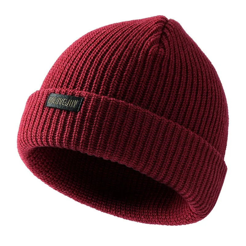 

Autumn and winter retro knit hat men's cold hat outdoor warm wool hat