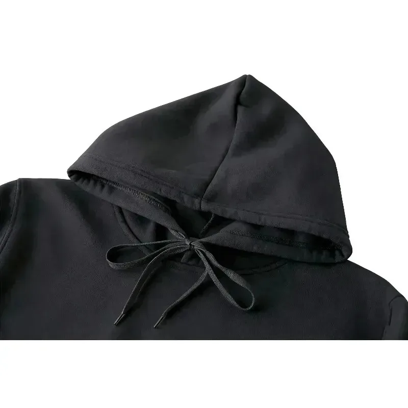 2025-26 Herfst/winter Rapper Wallace Cleaver Merci 100% Katoen Gedrukt Hoodie Mannen Hip Hop Mode Pop muziek Mannelijke Casual Fleece