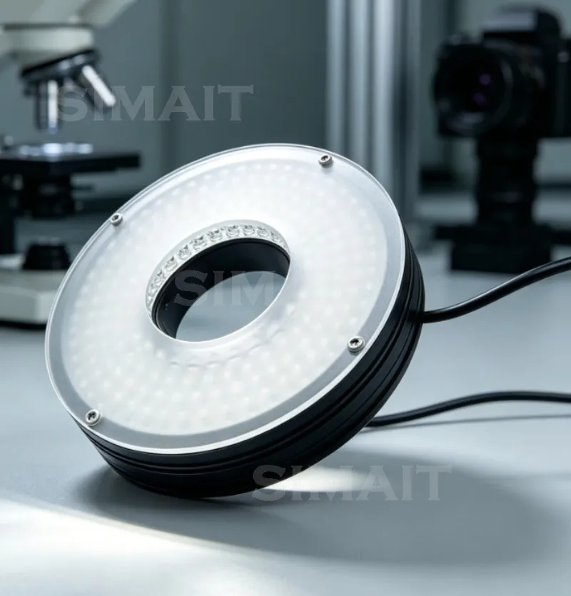 90° Direct Illumination Machine‑Vision LED Ring Light, High‑Bright for CCD Camera Surface Defect Inspection