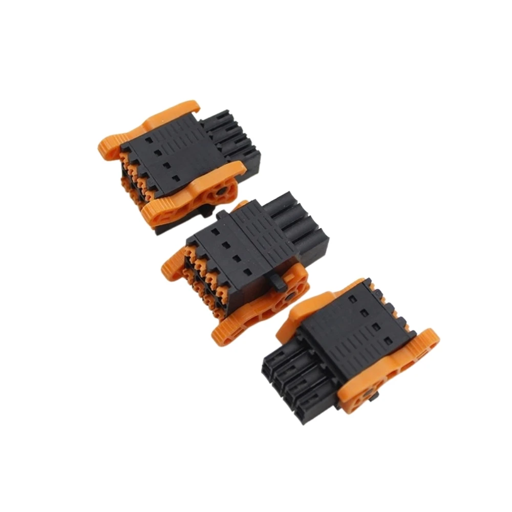 25pcs/50pcs Double Row Double Layer Pluggable Terminal Block 15EDGKNHG 3.5mm Pitch Spring Connector for Instrument PCB