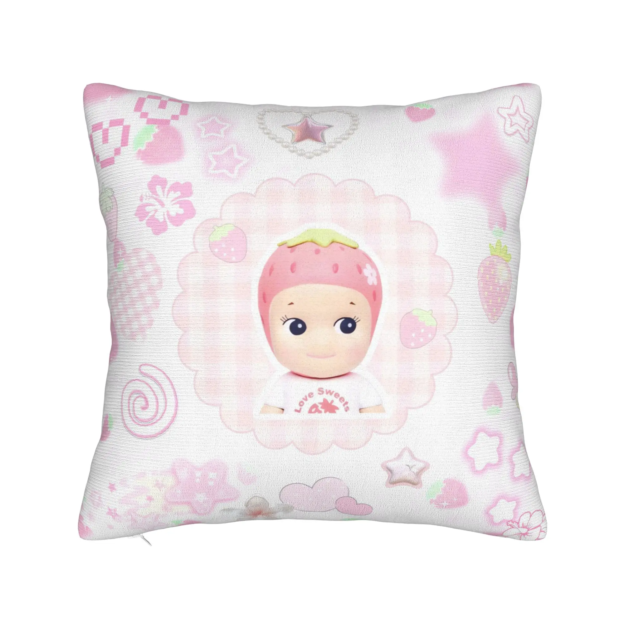 Lovely Sonnys Pillow Case Fruit Angels Various Comfy Pillow Cover For Sofa Car Home Decor Novelty Pillowcases