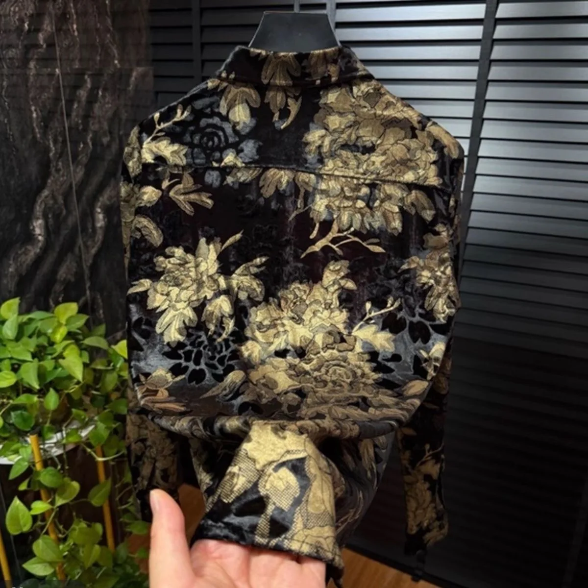 Spring Summer New Style Men's Casual Long Sleeve Shirt Luxury Fashion Embroidery Slim Fit Versatile Comfortable Polyester Shirt
