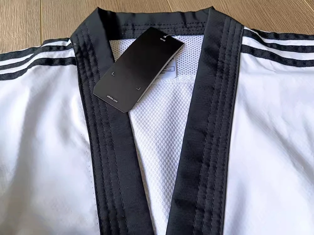 Taekwondo Hosen TKD Kostüme Kleidung Weiße Uniformen WTF Karate Judo Dobok Lange Hosen Kinder Erwachsene Unisex Langarm Anzug