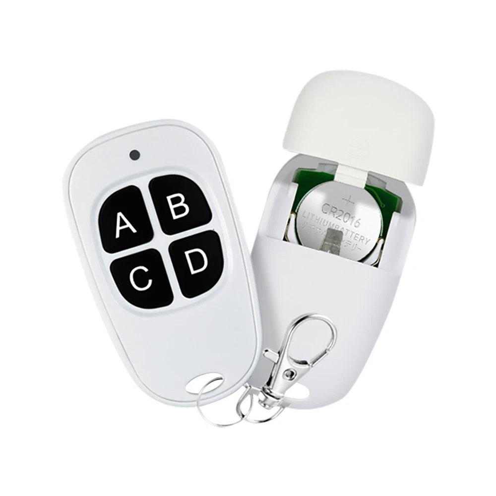 ​Universal Cloning 4 Keys Duplicator Key Remote Control 433MHZ Cloning Garage Door Remote Control Duplicator Key