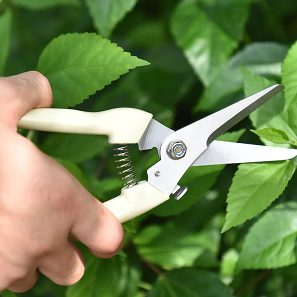 

Professional Garden Stainless Steel Pruner Shears Compact Portable One Hand Pruning Tool Sharp Branch Cutter Gardening Equipment