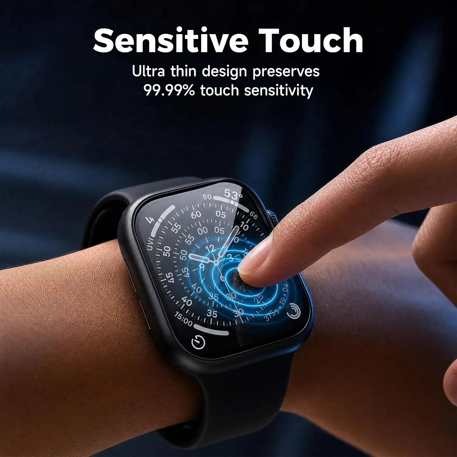 PC-Schutzhülle für Apple Watch 46 42 44 40mm 41mm 45mm 38mm Bildschirmschutz-Stoßfänger für iWatch Serie 12 11 10 9 8 7 6 SE 5 – Detail 11