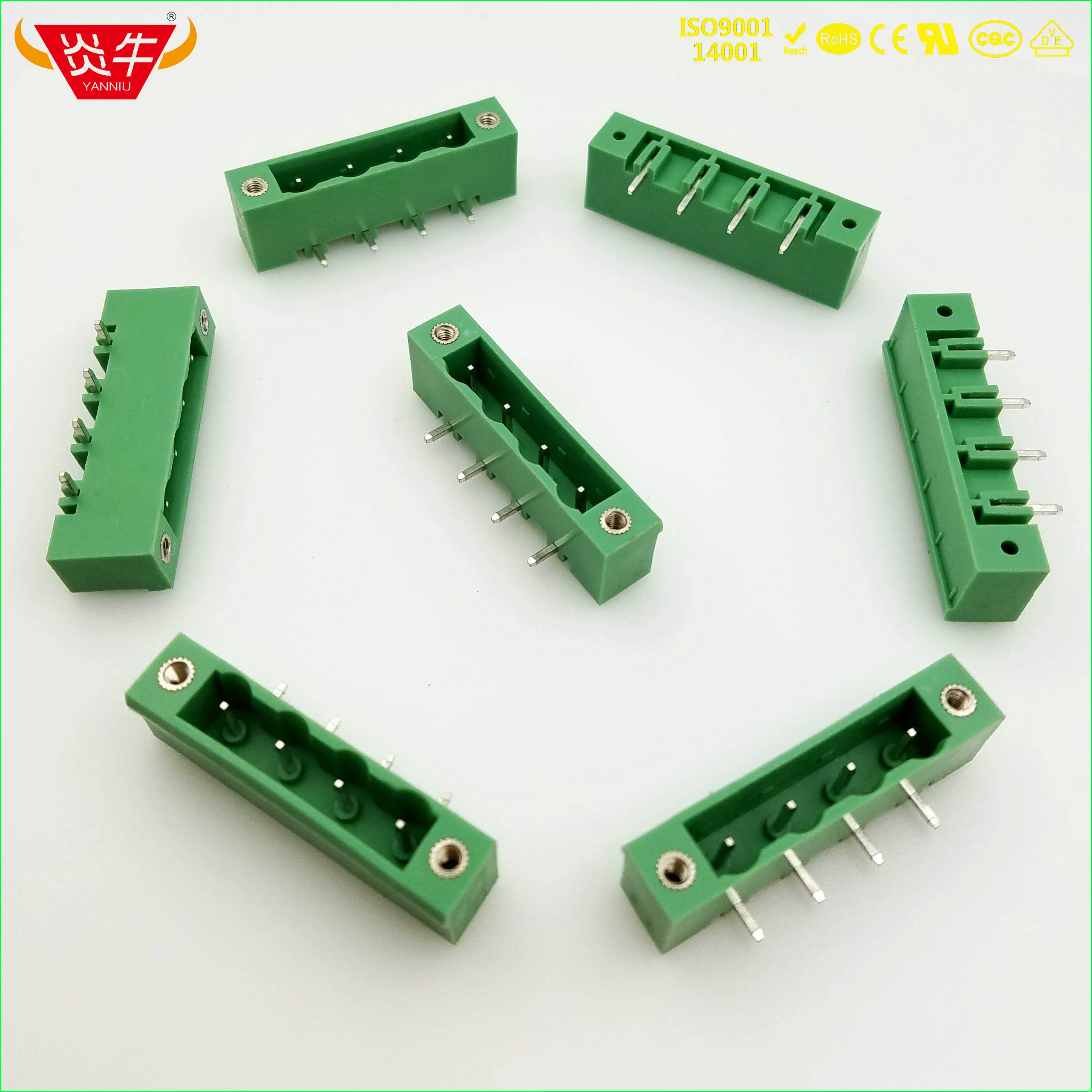 10Pcs KF2EDGRM 7.62 2P ~ 12P PCB CONNECTOR PLUG-IN TERMINAL BlOCK 2EDGRM 7.62mm 2PIN ~ 12PIN GMSTB 2,5 GF  PHOENIX CONTACT KEFA