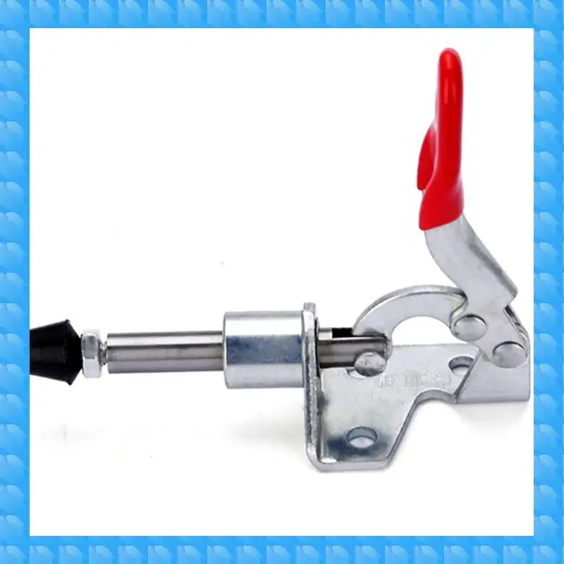 

ETRT 16Pcs GH-301AM 45Kg Toggle Clamp Quick Release Pull Action Vertical/Horizontal Type Clamps Hand Tool For Woodworking
