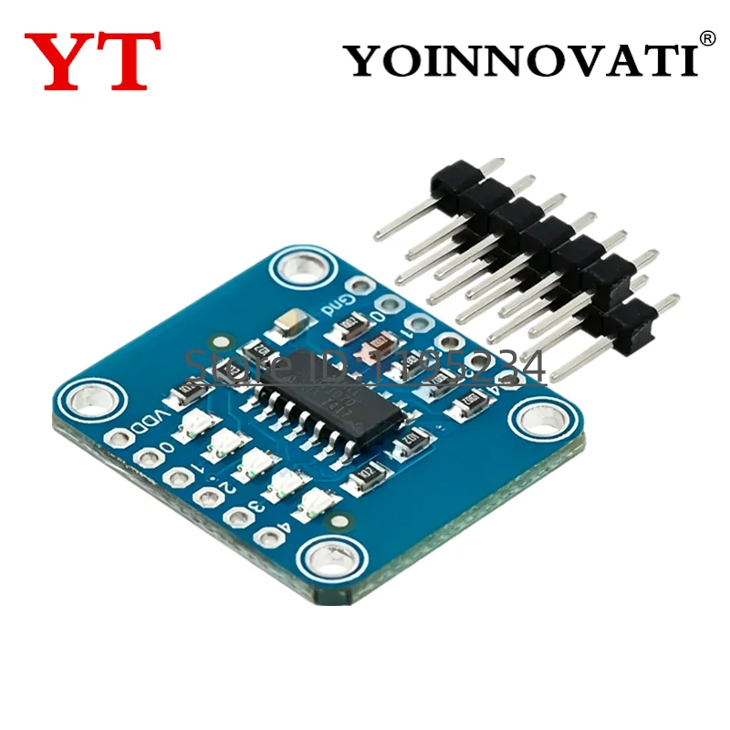 AT42QT1070 Touch Sensor Switch Module 5-Channel Capacitive Touch Board Multi-Touch Sensor Module for Arduino DIY