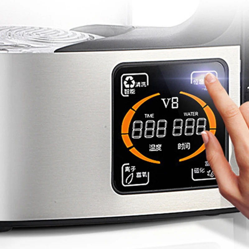 Generador de botellas de agua de hidrógeno rico de 2L, ionizador de agua alcalina, filtro de agua de hidrógeno