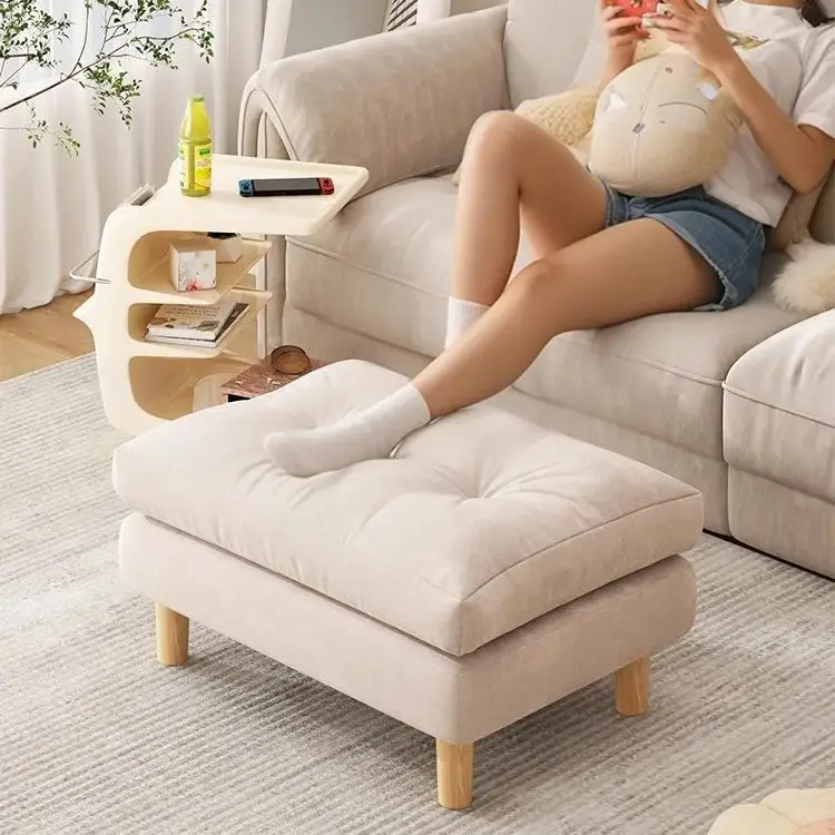 

Sofa Lazy People Pedal Home Living Room Sofa Extension Stool Pedal Square Shoes Changing Stool Sleeping Leg Artifact Ottomans