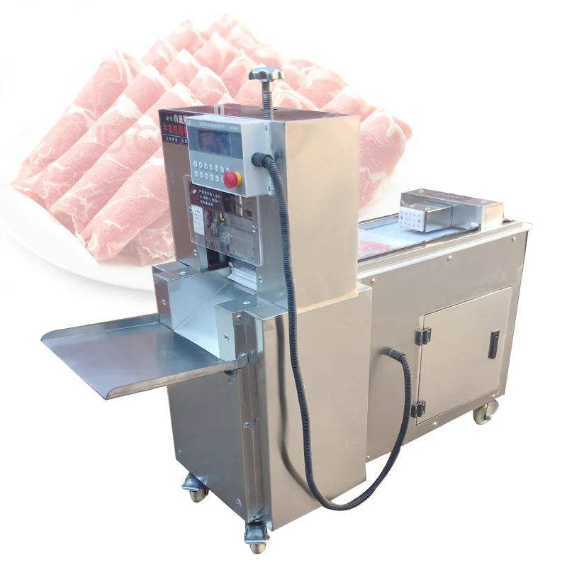 Lamb Roll Slicer Commercial Electric Planer Beef Slices Breast Ham Toaster Frozen Meat Slicer Machine