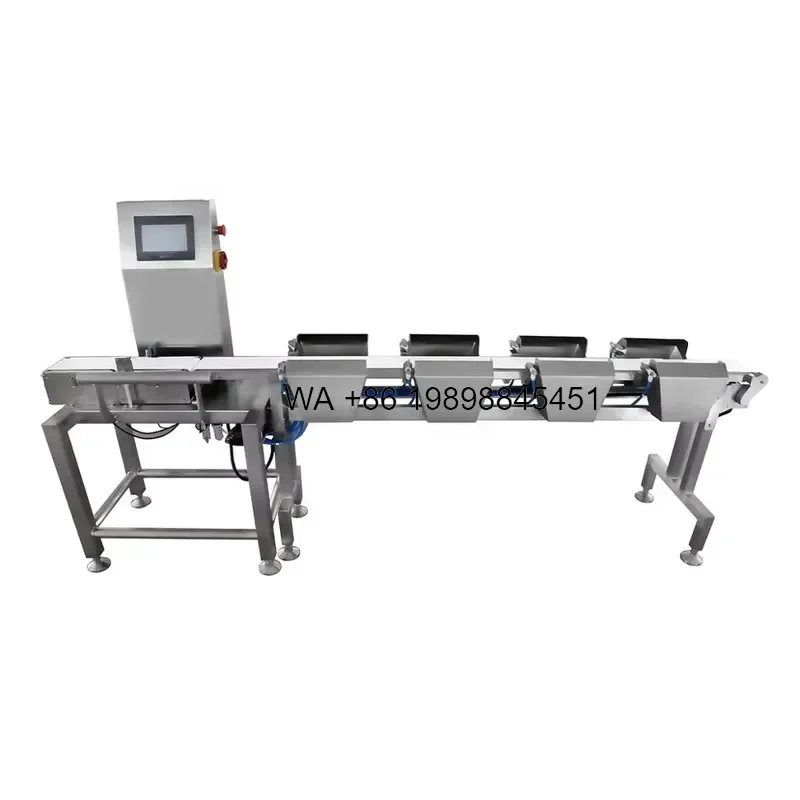 Wmwmnu for Industry Automatic Food Sorter Fish Small Weight Sorting Shrimp Weight Grader Advanced Seafood Grading Hot