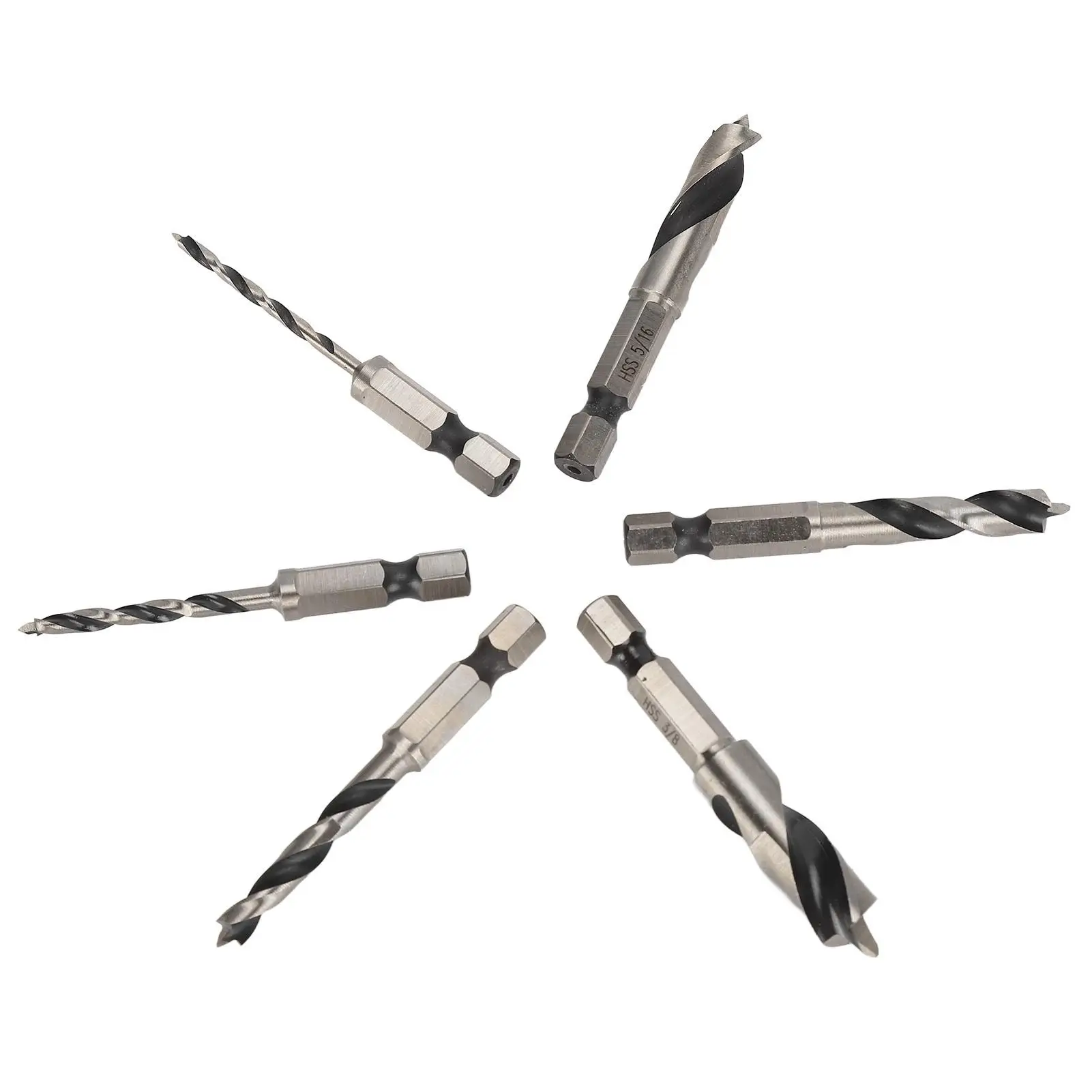 3-Point Imperial Wood Drill Bits for furniture & for woodworking - Precision Drill Tools