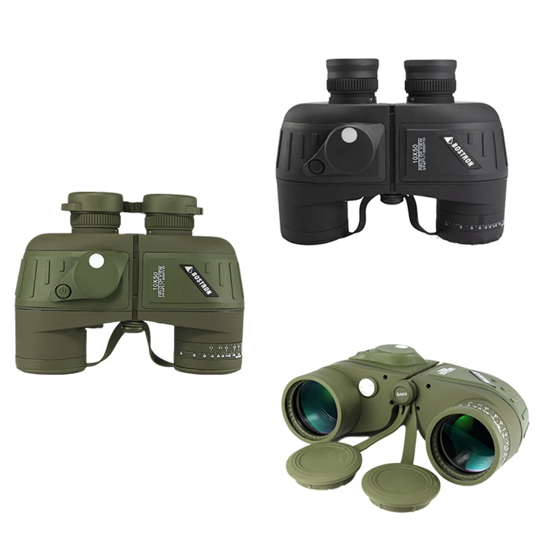 

ABJX New BOSTRON Marine Navigation Binoculars Waterproof Anti Fog Night Vision Navigation Telescope With Compass Scale