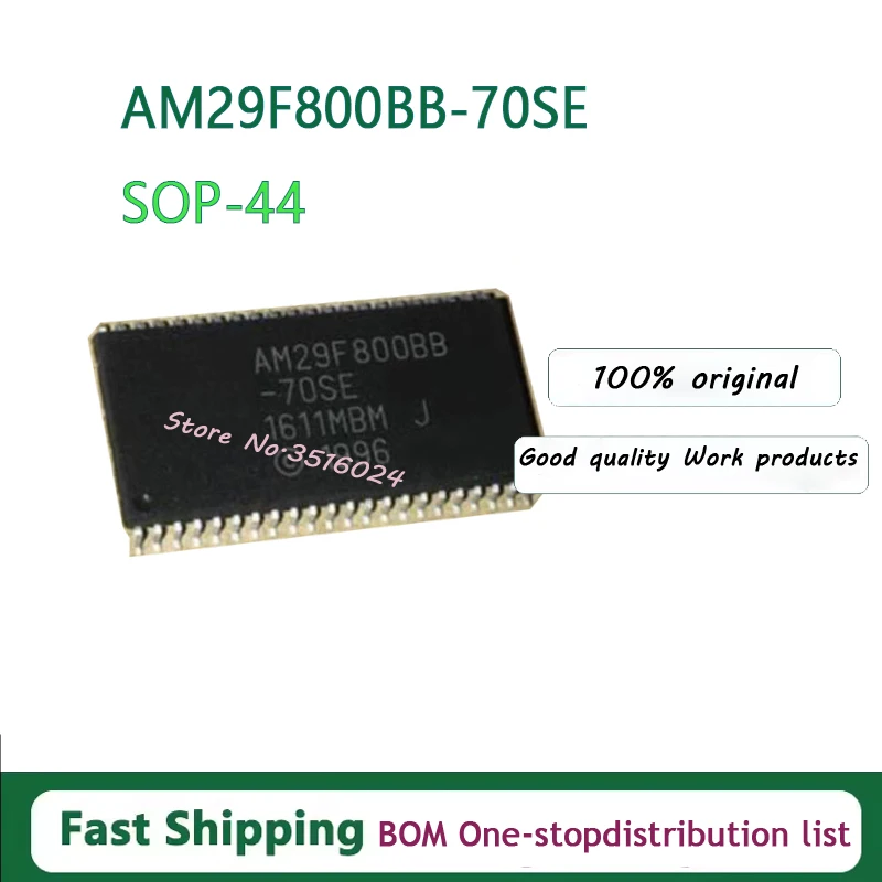 10PCS/lot  AM29F800BB AM29F800BB-70SE S34ML01G100TF100 S34ML01G100TFI00 128MB TC58NVG0S3HTA00 TC58NVG0S3HTAOO 128MB 100% NEW