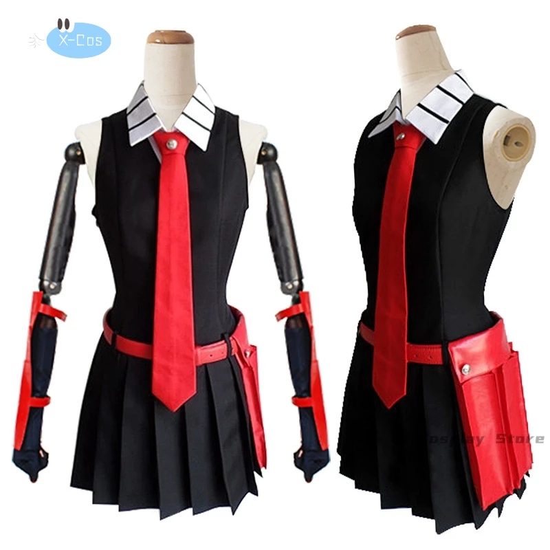 أزياء Akame التأثيرية perruque أنيمي Akame Ga KILL التأثيرية avec sac tenues de fête d'Halloween أزياء نسائية filles